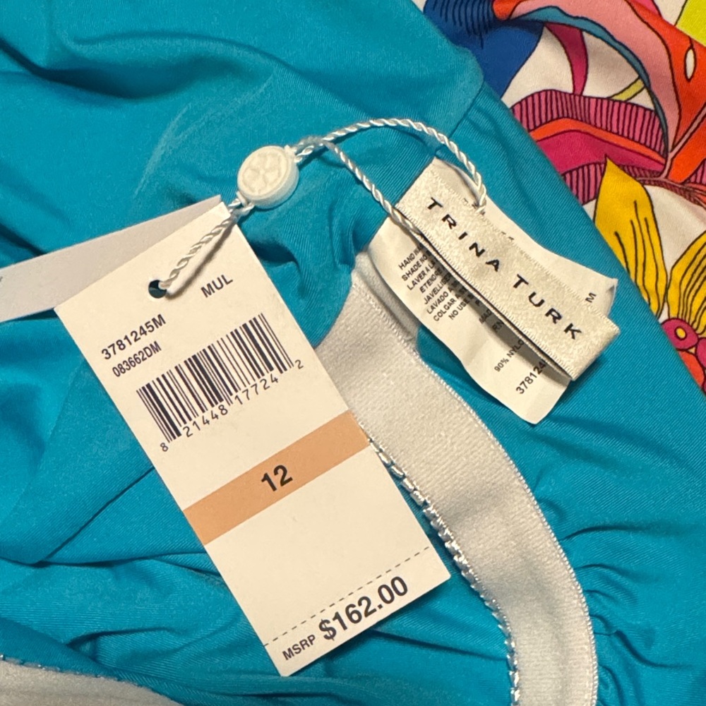 Trina Turk Fontaine Floral One Piece Swimsuit - Picture 5 of 8